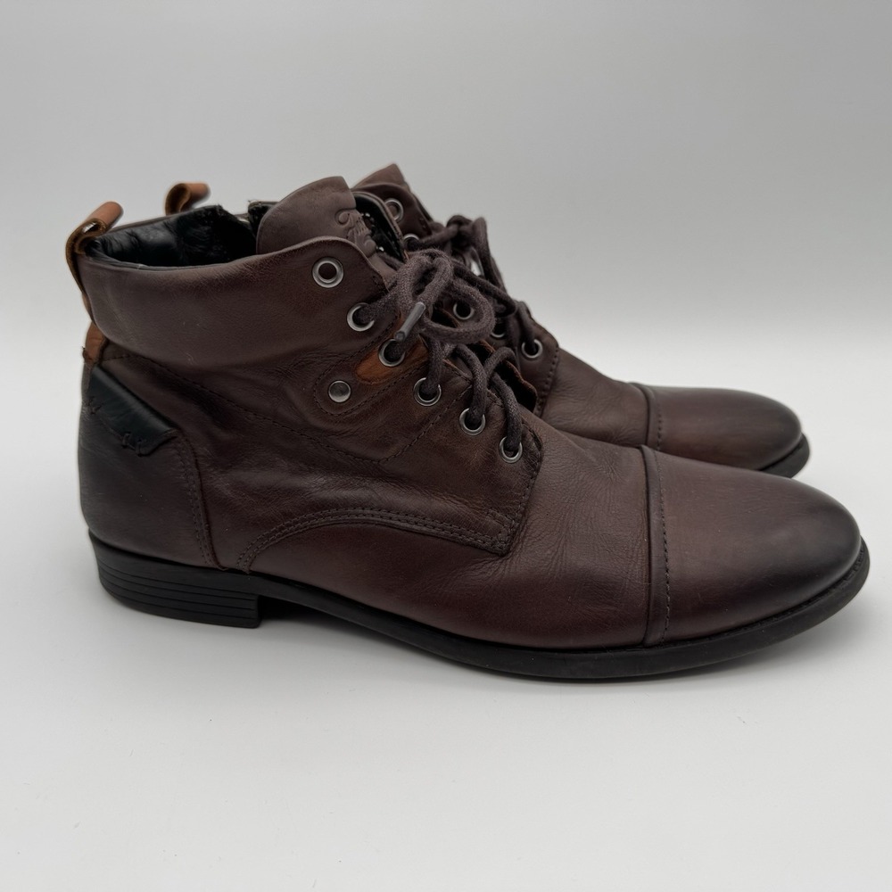 Original Fascar Mens Size 11 Brown Leather USA Boots 14314 159F